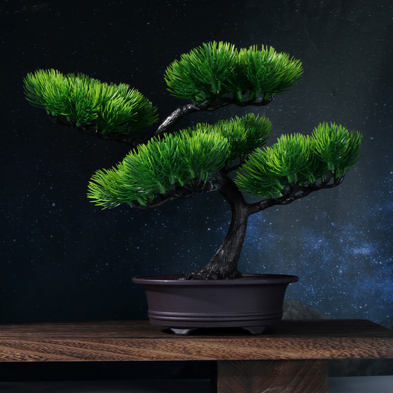 Mini Faux Bonsai Pine