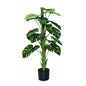 3' Faux Small Leaf Monstera Plant