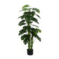 4' Faux Small Leaf Monstera Plant