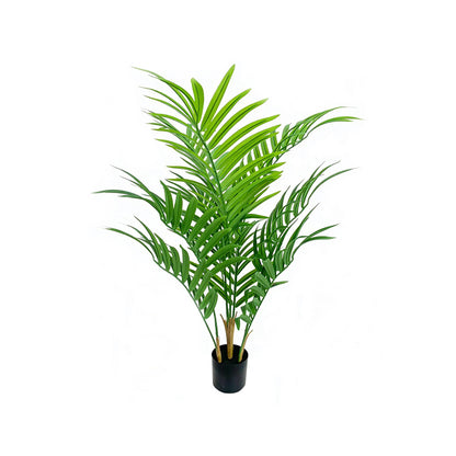 4' Faux Large Leaf Palm Tree