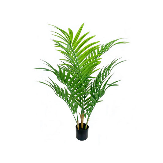 4' Faux Large Leaf Palm Tree