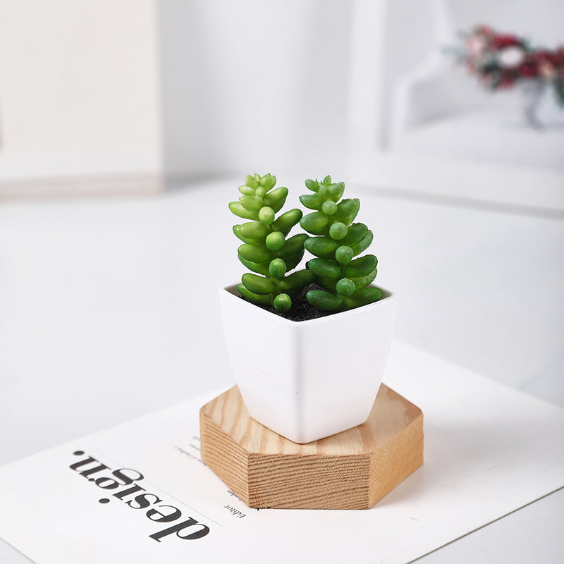 Mini Faux Beaded Succulents
