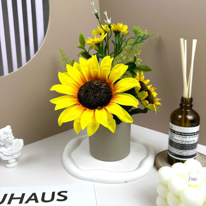 Mini Faux Sunflower