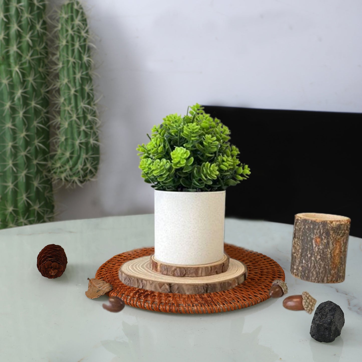 Faux Sedum sarmentosum Pot