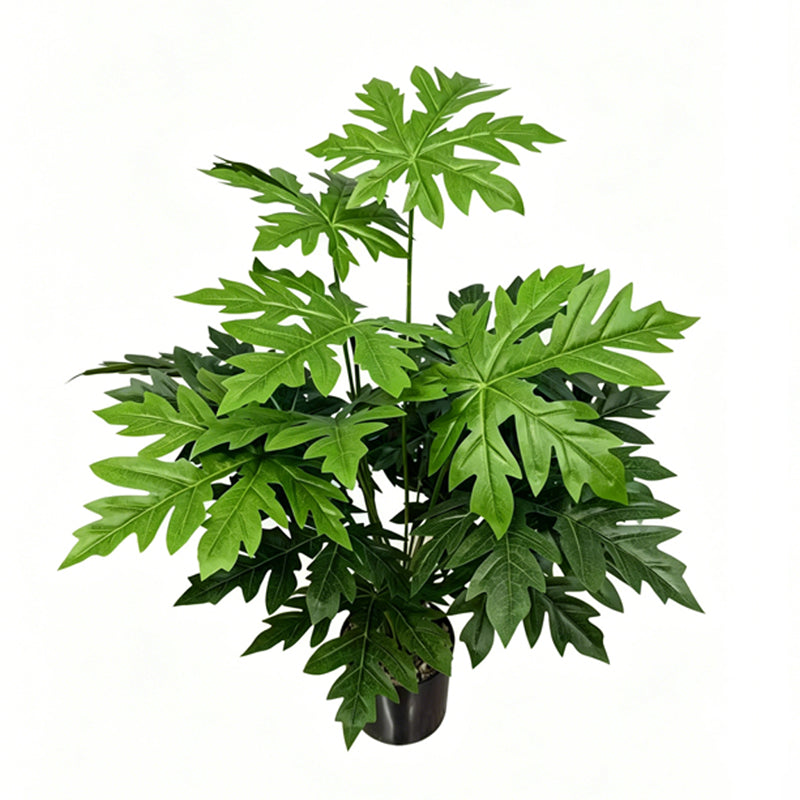 30" 18 Leaves Faux Philodendron Xanadu