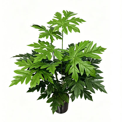 30" 18 Leaves Faux Philodendron Xanadu