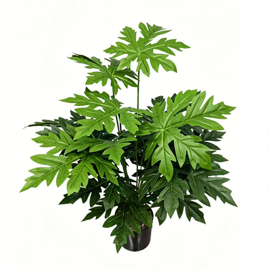 30" 18 Leaves Faux Philodendron Xanadu