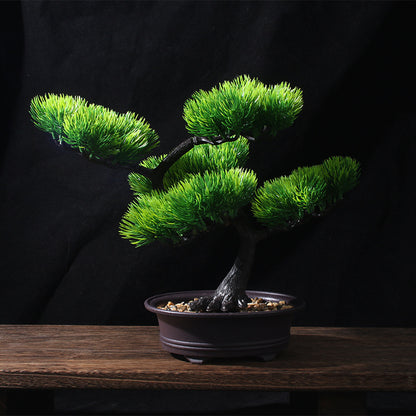 Mini Faux Bonsai Pine