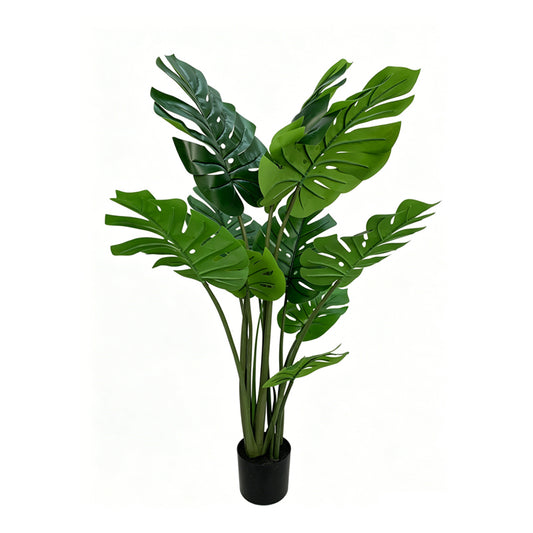 4' Faux Monstera Plant