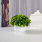 Mini Faux Boxwood Desk Pot