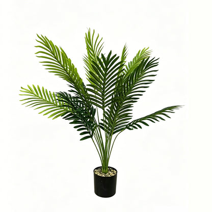30" Faux Thin Leaf Areca Palm