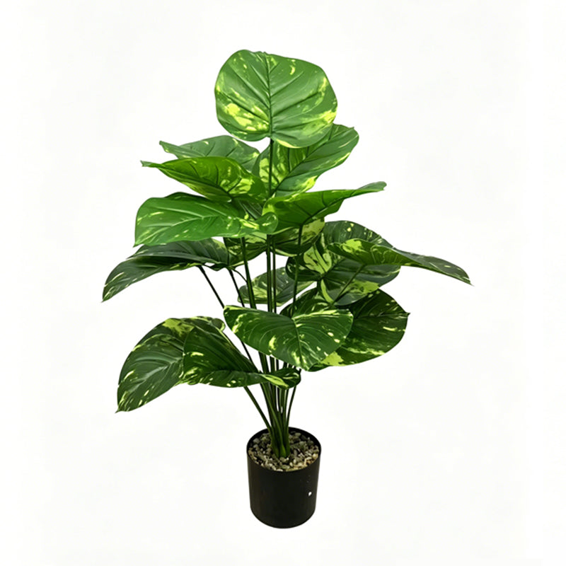 30" Faux Variegated Golden Pothos Plant