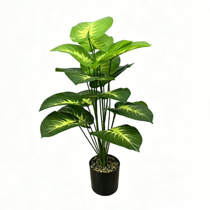 30" Faux Light Green Caladium