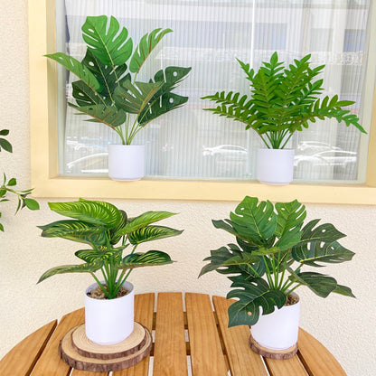Tabletop Faux Monstera