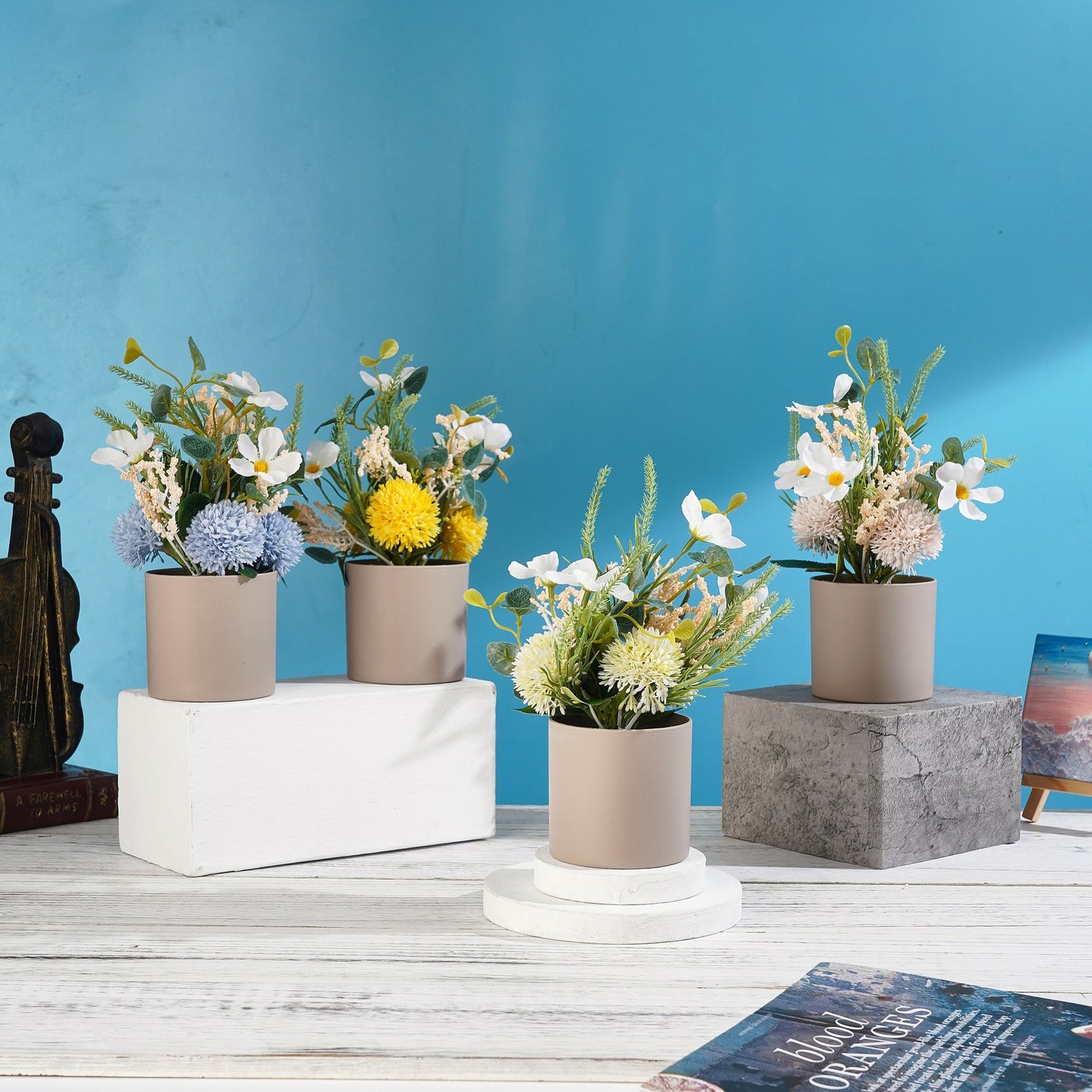 Mini Faux Floral Arrangement