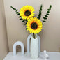 DIY Mini Faux Sunflower Decor