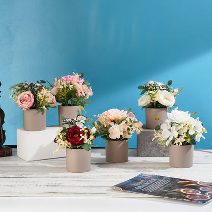 Mini Faux Rose Decor