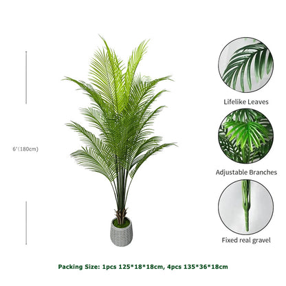 6' Faux Pygmy Date Palm Tree