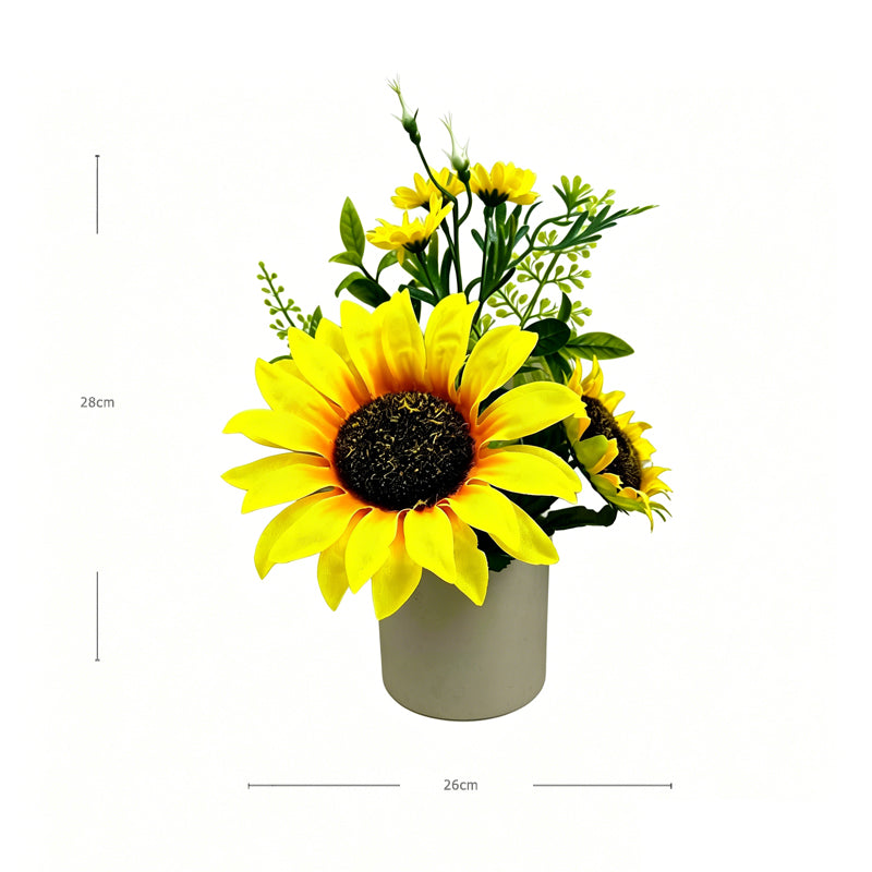 Mini Faux Sunflower
