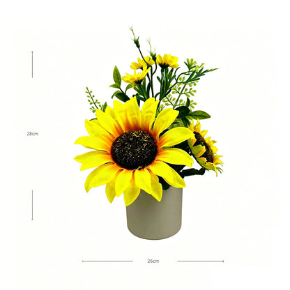 Mini Faux Sunflower