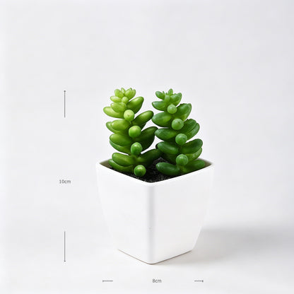Mini Faux Beaded Succulents