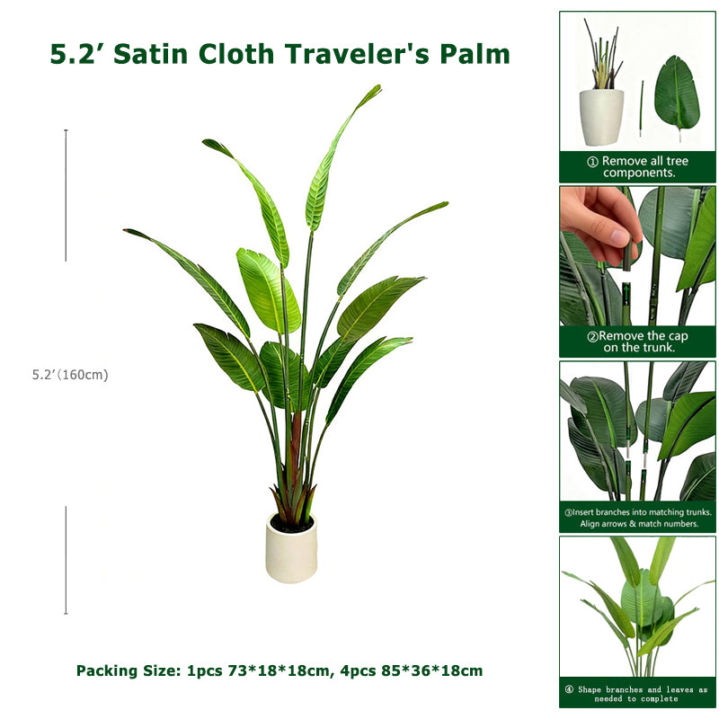 5.2' Satin Cloth Traveler's Palm