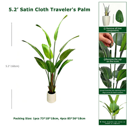5.2' Satin Cloth Traveler's Palm