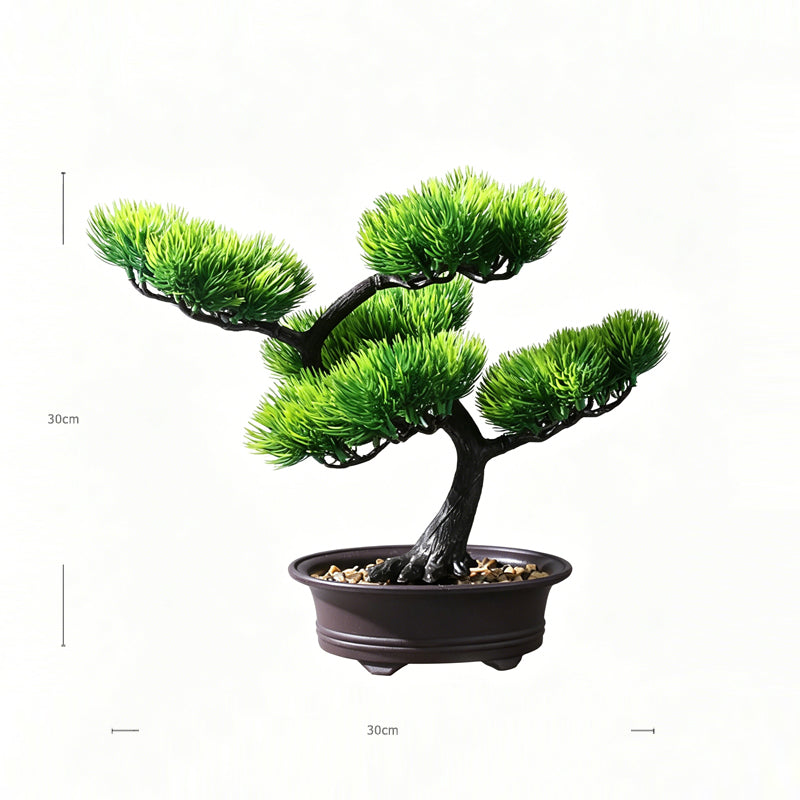 Mini Faux Bonsai Pine