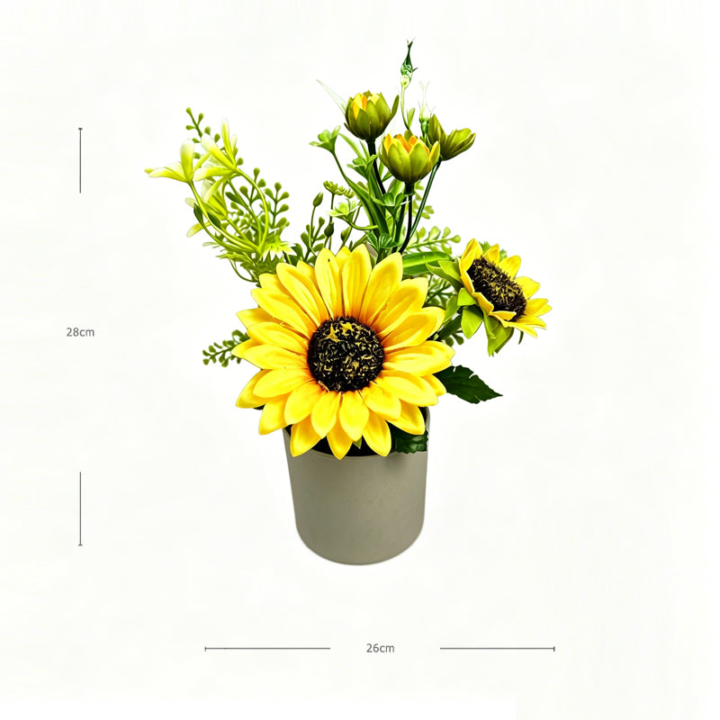 Mini Faux Sunflower