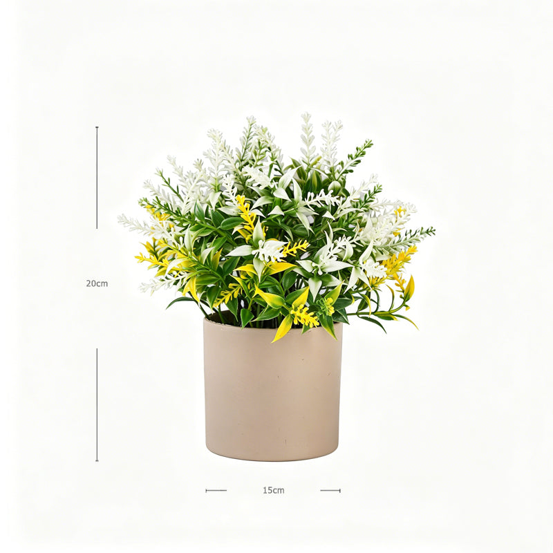 Mini Faux Lavender Potted Plant