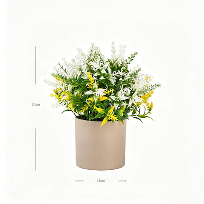 Mini Faux Lavender Potted Plant