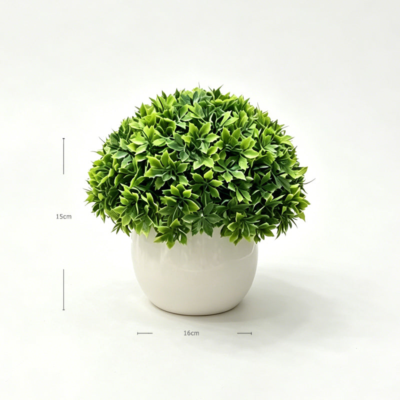 Mini Faux Boxwood Ball