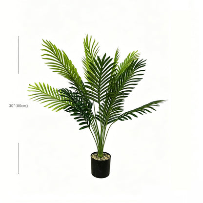 30" Faux Thin Leaf Areca Palm