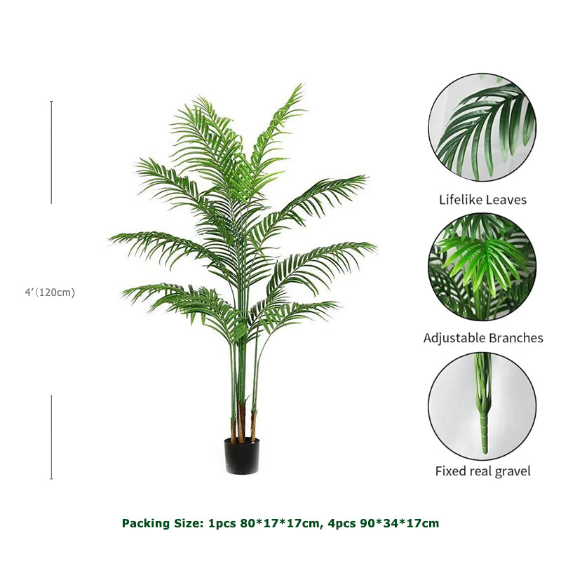 4' Faux Lady Palm Tree