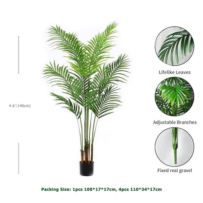 4.6' Faux Lady Palm Tree