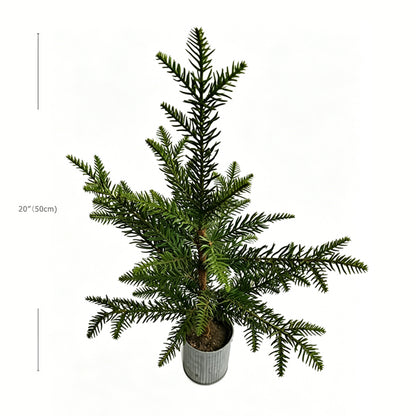 20" Faux Basic Mini Christmas Tree (No Snow Flocking)