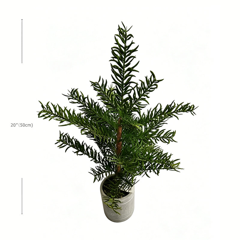 20" Faux Basic Mini Christmas Tree (No Snow Flocking)