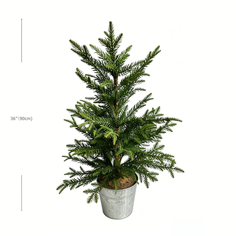 36" Faux Basic Mini Christmas Tree (No Snow Flocking)