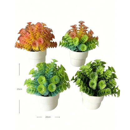 Mini Faux Frost Pine(Coral Foliage)