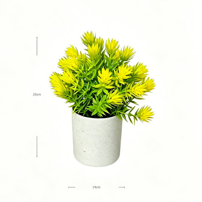 Mini Artificial Pine Cone Grass