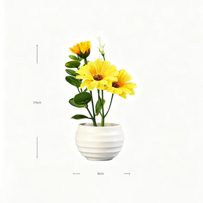 Mini Faux Gerbera Decor