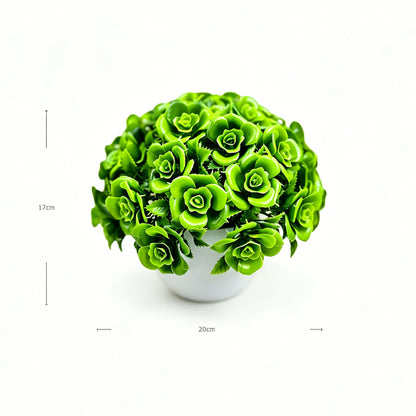 Mini Faux Rose Decor