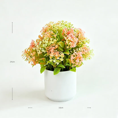 Mini Faux Lxora Flower