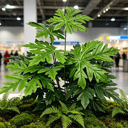 30" 18 Leaves Faux Philodendron Xanadu