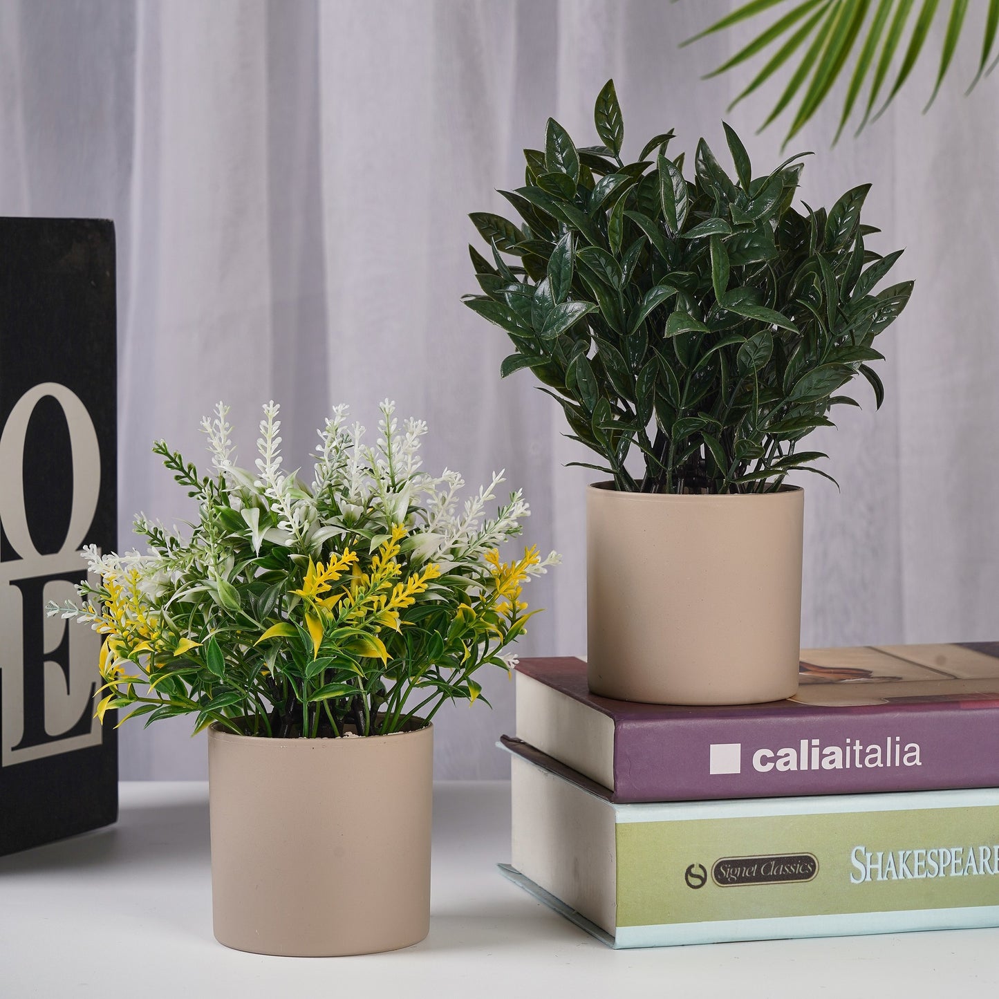 Mini Faux Lavender Potted Plant