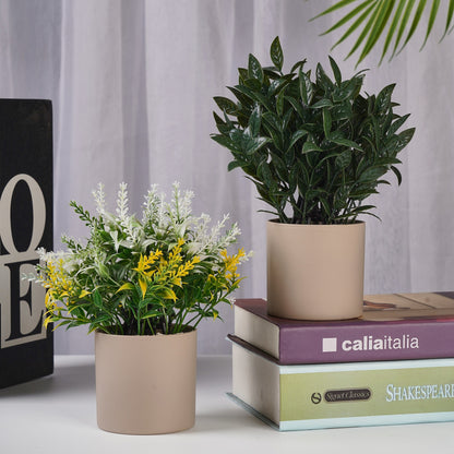 Mini Faux Lavender Potted Plant
