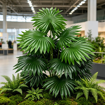30" Faux Chinese Fan Palm