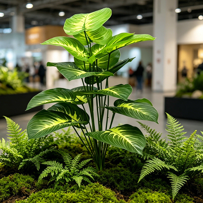 30" Faux Light Green Caladium