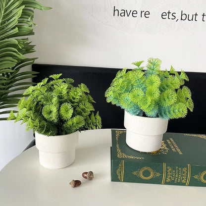 Mini Faux Frost Pine(Coral Foliage)