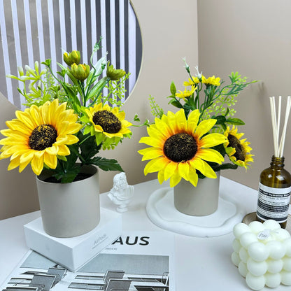 Mini Faux Sunflower